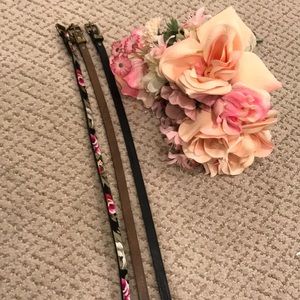 ⭐️ BOGO FREE ⭐️ Forever 21 Bundle of Skinny Belts